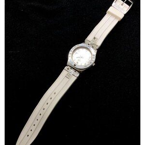 Swatch Irony Watch SR626SW Swiss Made Quartz Watch 2006 Rhinestones White